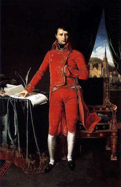 Portrait de Napoleon Bonaparte en premier consul, Jean Auguste Dominique Ingres